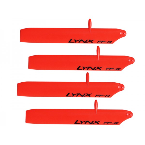 Lynx Trex 150 Plastic Main Blade 125 mm - Stretch Bullet - Trex150 - Pro Edition - Orange - 2 sets [LXT1251-SP]